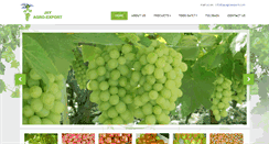Desktop Screenshot of jayagroexport.com